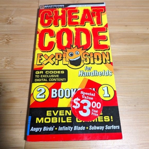 Rare find. Brady games presents Cheat codes explosion for handhelds. - Picture 1 of 4
